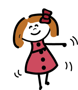 happy dance girl