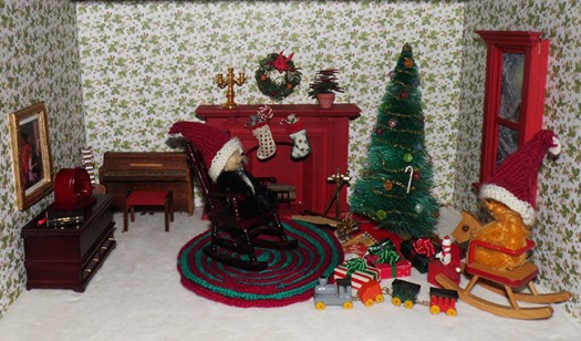 Christmas Miniature Scene