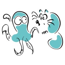 Octopus mimics the cat