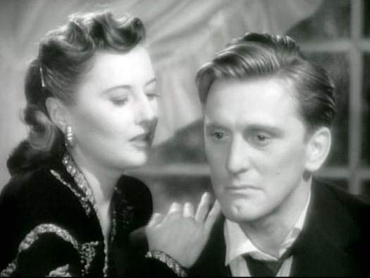 Barbara Stanwyck, Kirk Douglas in The Strange Love of Martha Ivers