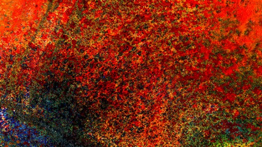 Original abstract acrylic color painting on artistic canvas. Han